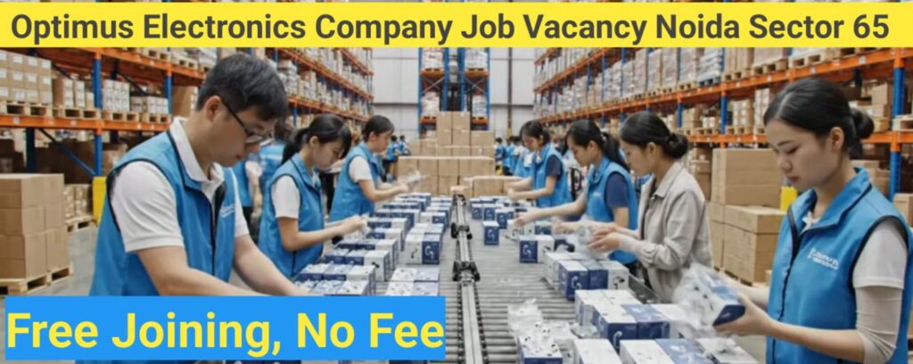 Optimus Electronics Company Job Vacancy Noida Sector 65 2026