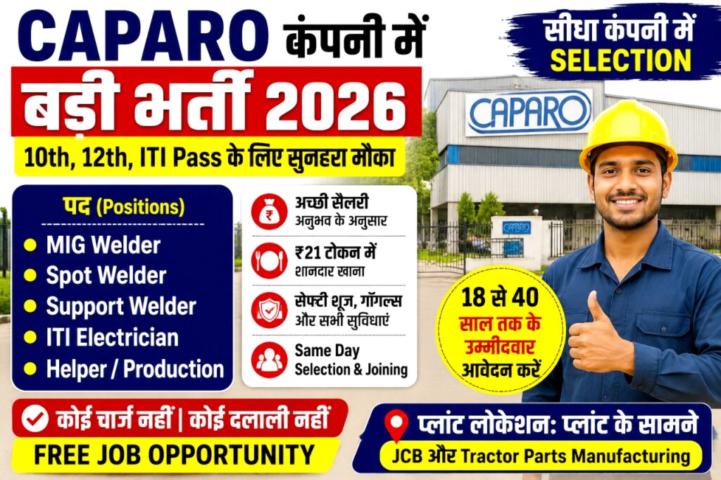 Caparo Company Job Vacancy 2026